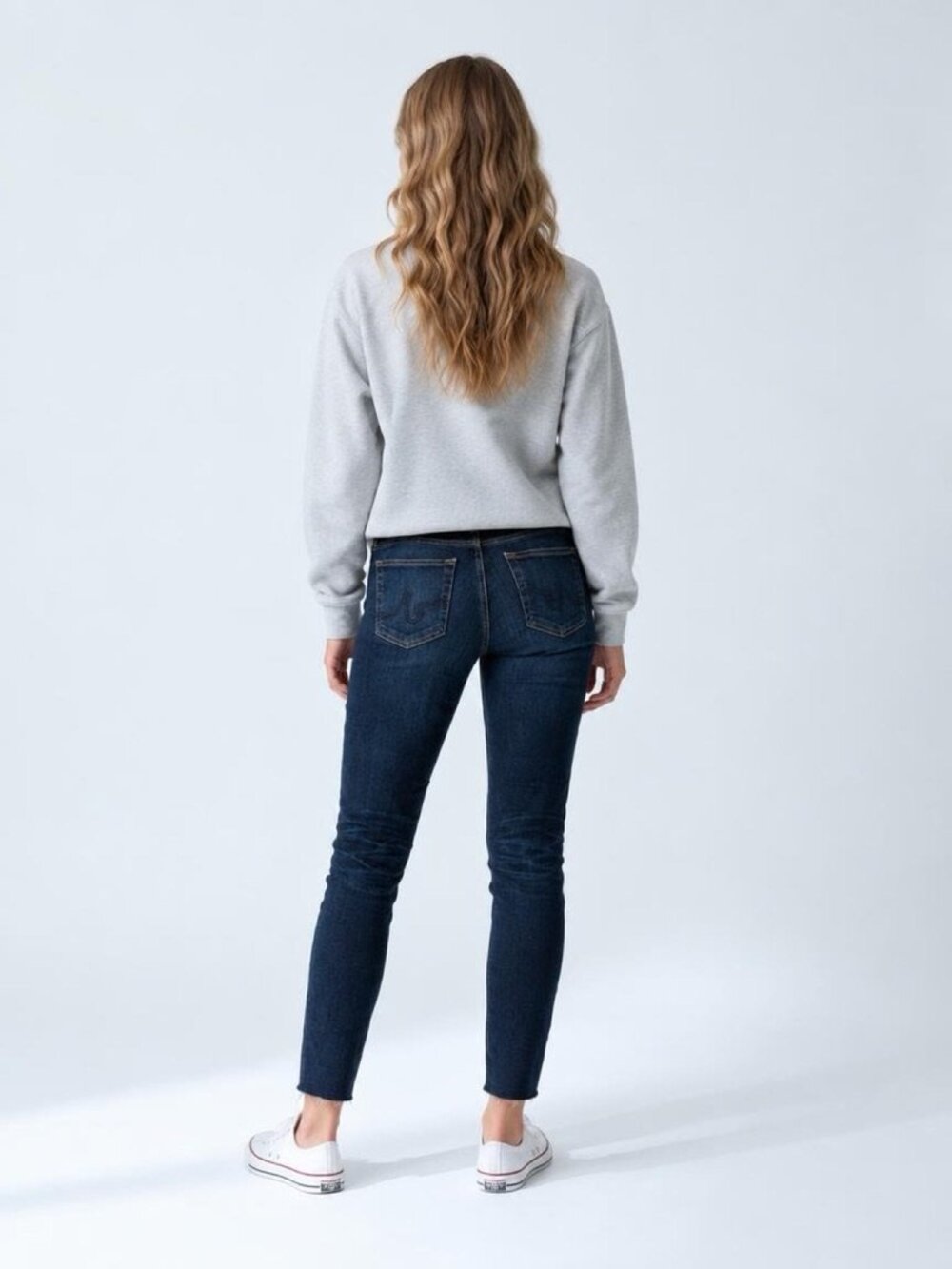 AG Adriano Goldschmied Dark Blue Women's Jeans - Picture 2 of 10